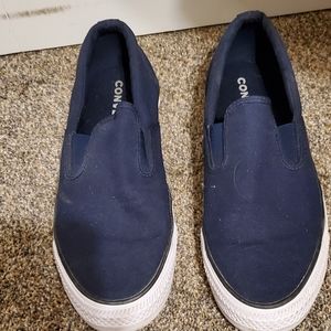 Men's navy blue Van's, size 10 1/2, slip ons
